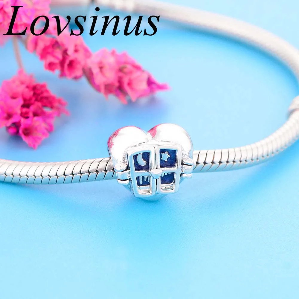 Подходит для оригинальных европейских шармов браслетов из настоящего 925 пробы