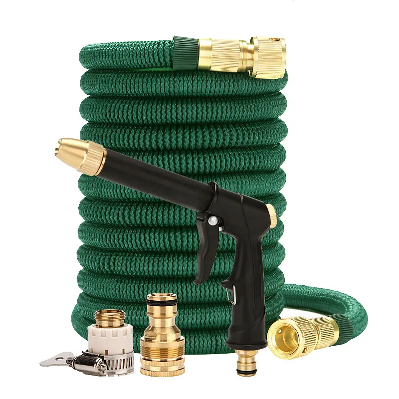 Садовый шланг 25FT 100FT телескопический пластиковый гибкий рукав с