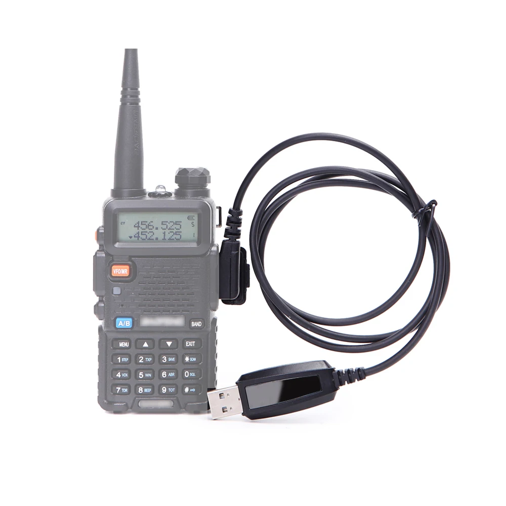 2 разъема USB Кабель для программирования провод Baofeng UV 5R 82 RETEVIS H777 RT22 RT15 RT81 Win XP/7/8