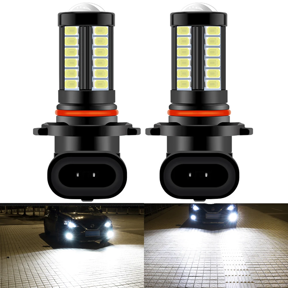 

2X H8 H11 H16 JP H10 HB4 HB3 9006 9005 Led Bulb Fog Lights 1500LM 6500K White 3000K Yellow Driving lights Car Lamp Auto 12v 24V