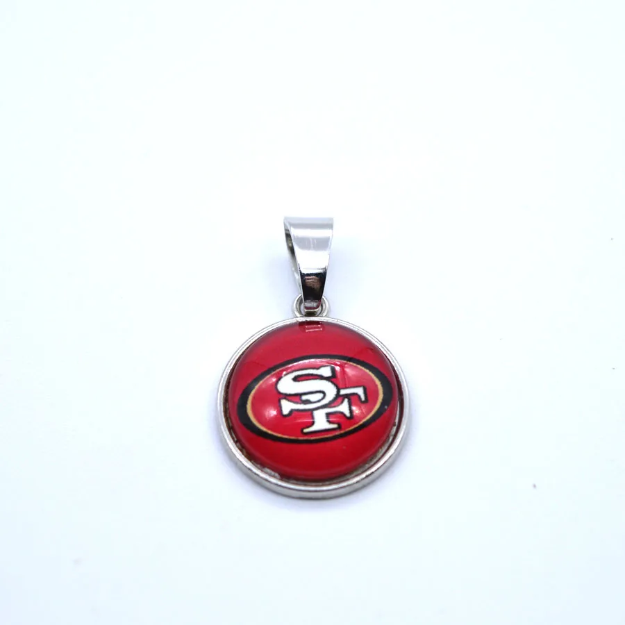 Серебряный кулон талисманы Сан-Франсиско 49ers для браслета ожерелье для женщин мужчин футбольные болельщики пати Мода