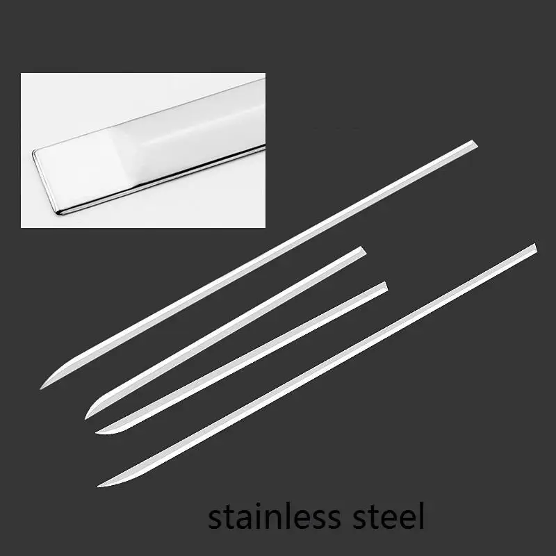 Хром Automovil Авто тело педаль ручка двери внешняя наклейка полосы аксессуары