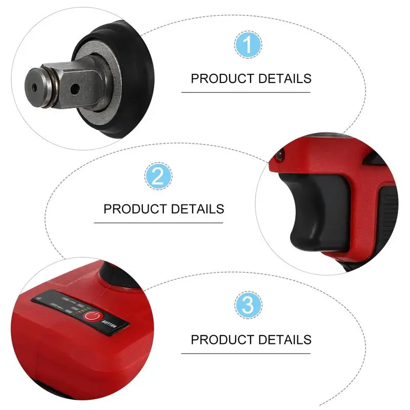 

1 Set Professional Portable Durable Big Torque Wrench Pneumatic Tools Disassembly Wrench(US Plug)