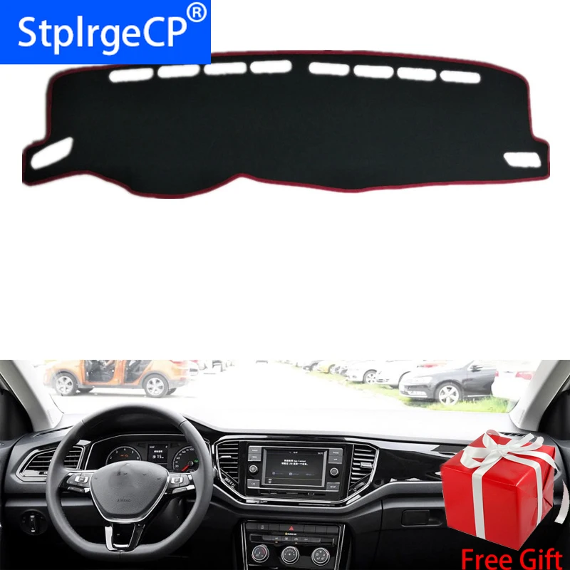 

For Volkswagen T-ROC 2018 Car Styling Dash Mat Dashmat Dashboard Sticker Cover Sun Shade Dash Board Cover Carpet