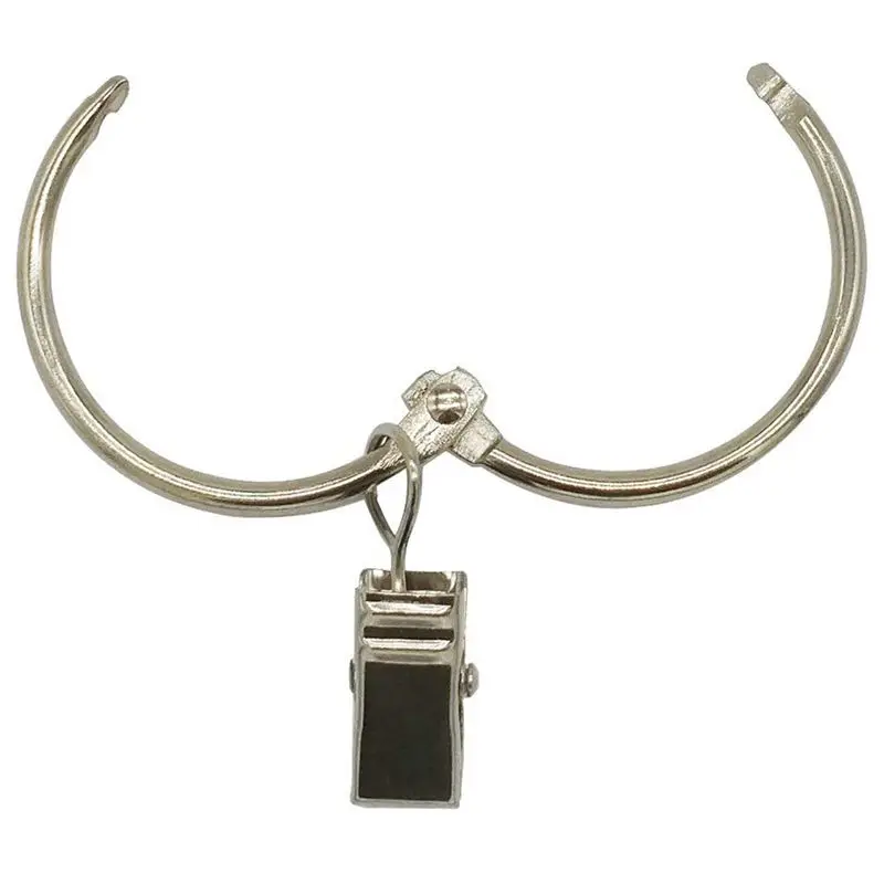 Зажимы для штор металлические нержавеющие 1 5 дюйма 30 шт./упаковка | Дом и сад