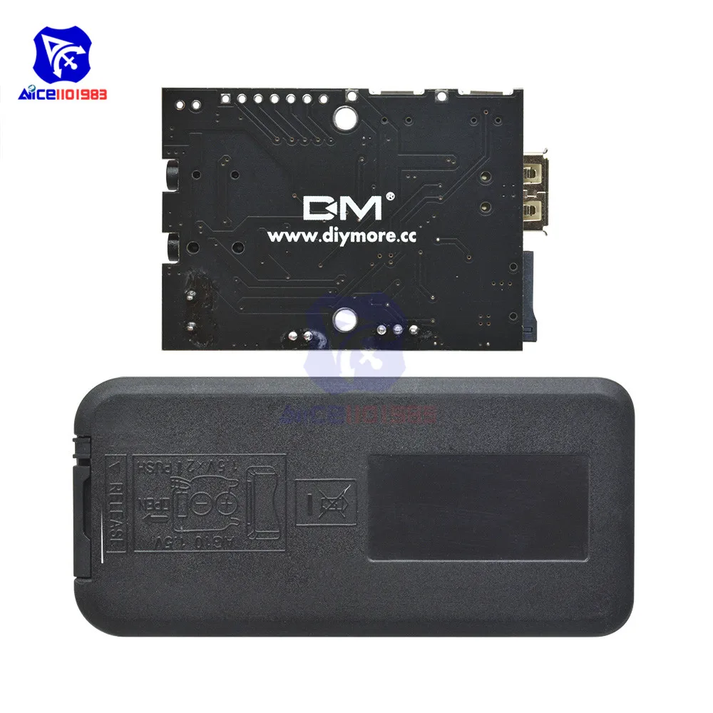 Плата усилителя diymore MP3 WMA WAV декодер с Micro USB 5 В 2 Вт карта TF U диск аудио AUX ИК пультом