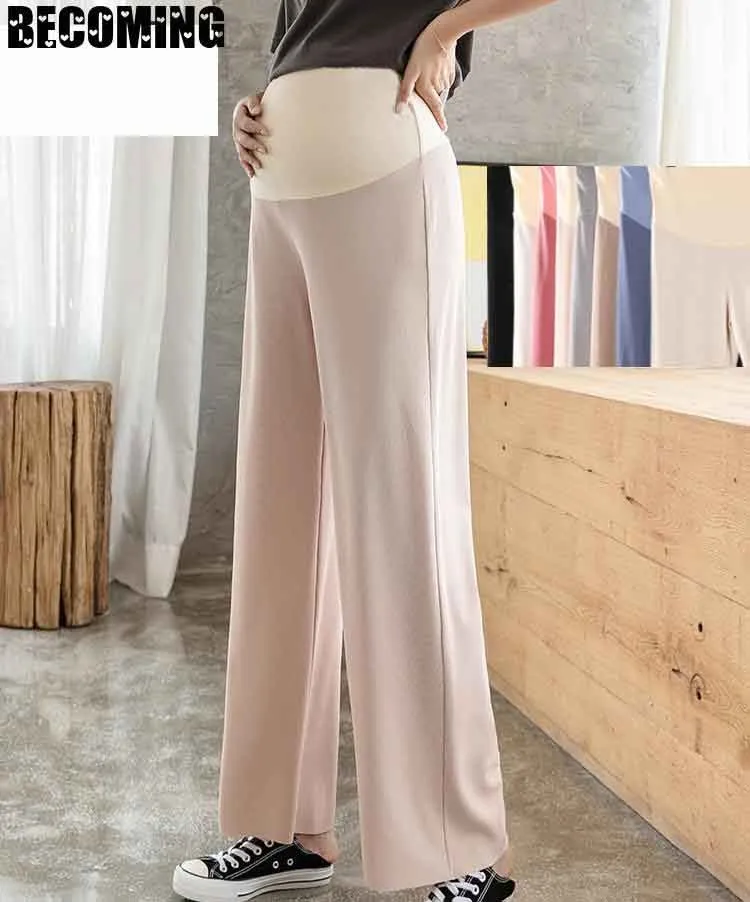 Материнство летние брюки одежда женские для беременных мягкие хлопчатобумажная