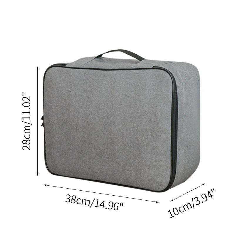 New Document Bags Large Capacity Files Organizer Travel Bags Cosmetic Box Waterproof Digital Bags Document Organizer