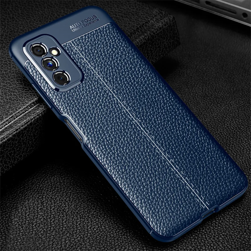 for samsung m52 5g case for samsung galaxy m52 5g cover bumper back shockproof tpu soft leather for fundas samsung m52 5g cover free global shipping