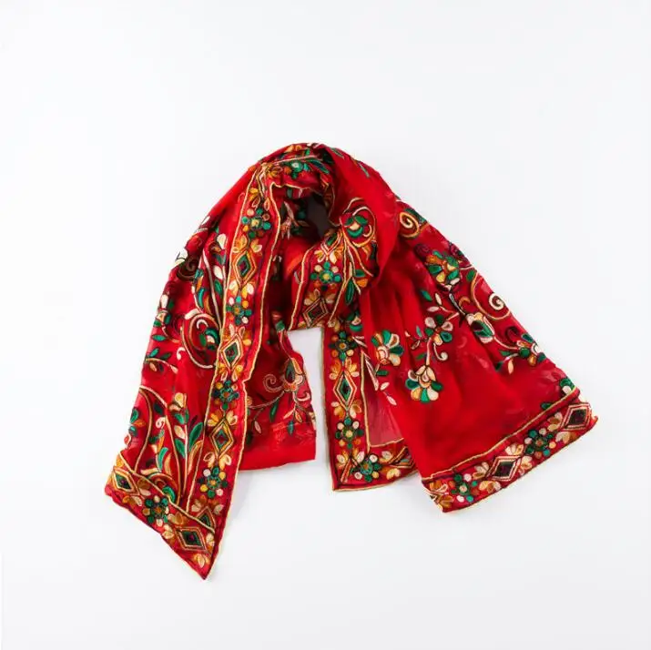 Индийский сари этнические стили женщина шарф на весенне летний сезон