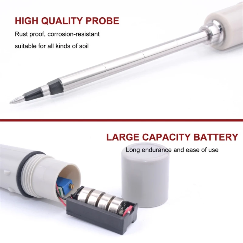 

Multi-Purpose EC-316 Direct Soil EC Tester ATC 0-4.00 mS/cm Digital LCD for Swimming Pool Lab Aquarium Conductivity Meter