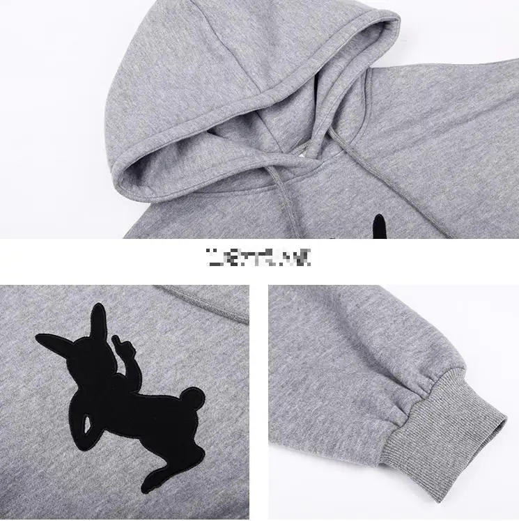 

Women's Sweatshirt Hoodie Autumn Winter Tops Fashion All-match Loose Drawstring Hood Korean Style Regular Polyester Material