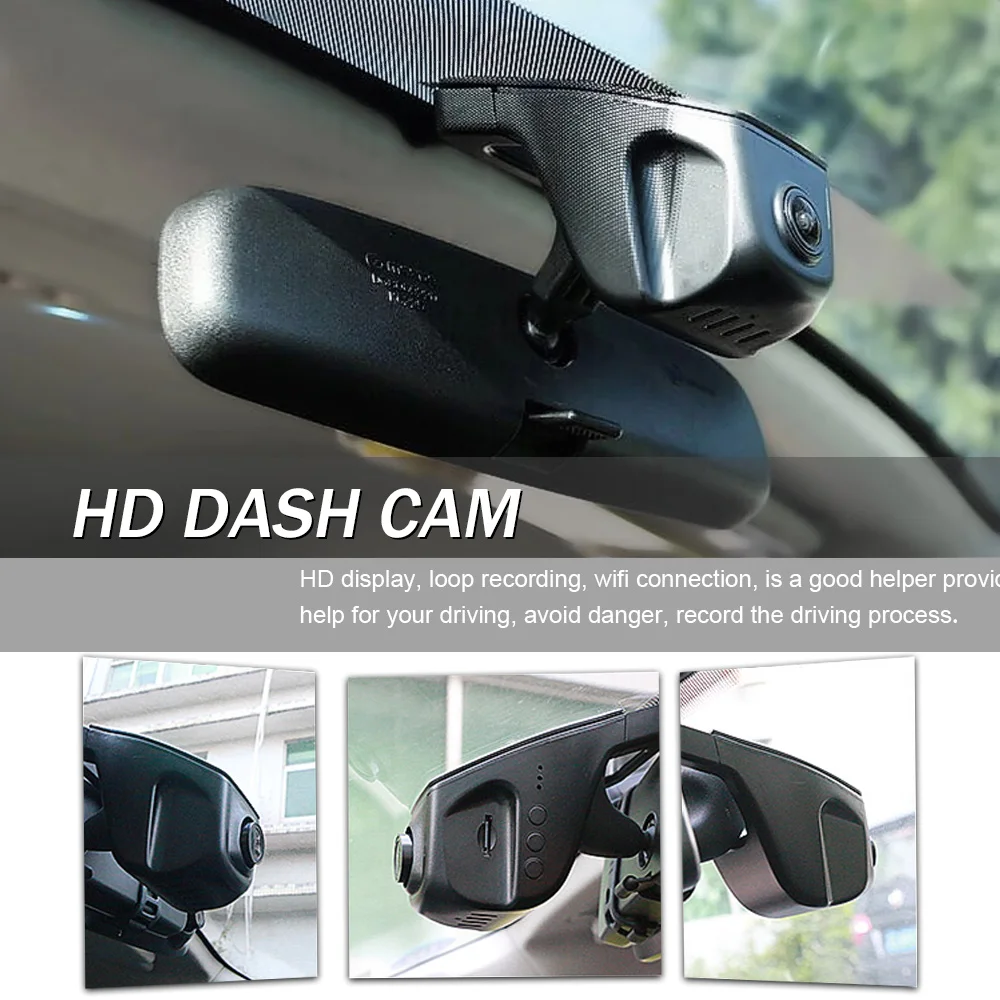 WIFI Car DVR Dash Cam Full HD 1080P Dual lens Night Vision Driving Recorder Video Recording Camera Auto teyes | Автомобили и