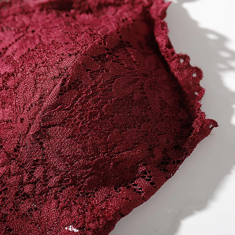 

4PC Women Sexy Bra Solid Color Vest Lace Seamless Breathable Push Up Bra Top Underwear Summer Club Dress Tank Crop Top bralette