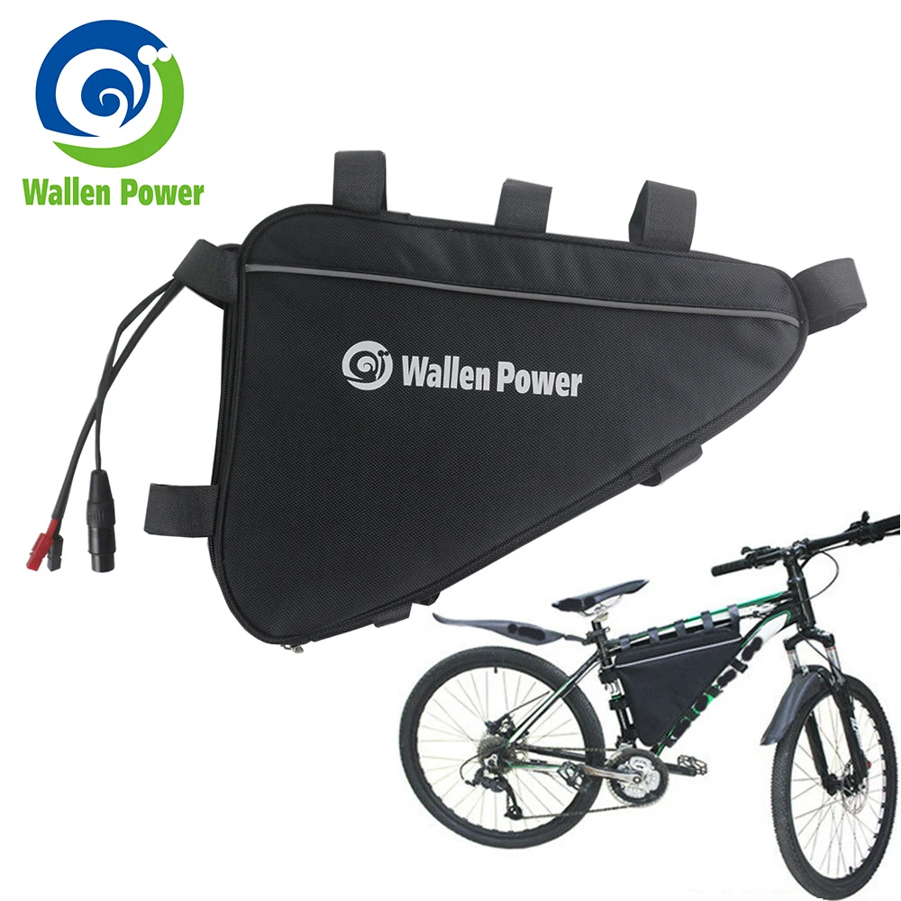 Треугольная батарея для электрического велосипеда 52 в литиевые батареи 18650