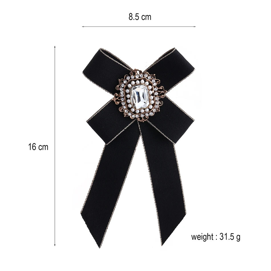 Броши Match Right для женщин и мужчин Длинная лента большой галстук бабочка в полоску