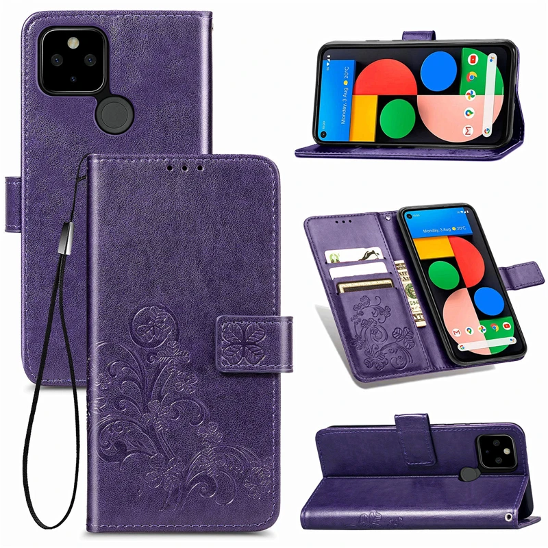 For Cover Google Pixel 5 Case For Google Pixel 5 Capas Shockproof Flip Magnetic Leather Phone Bag Cover For Google Pixel 5 Case
