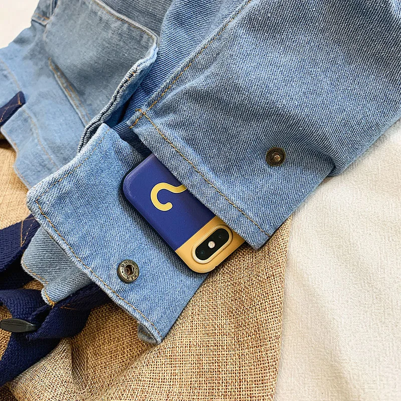 

Denim shoulder Bag for Women Casual Jean Faric 2020 Casual Tote Bag Lady Fashion Handbag Female Soft Leisure Top-handle Bag