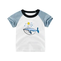 t shirts girls boys cartoon graphic clothes pure cotton clothing fashion kids blouses childrens summer short sleeve promotion