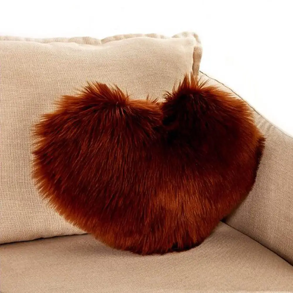 Чехол наволочка в форме сердца с застежкой молнией|Наволочки| |