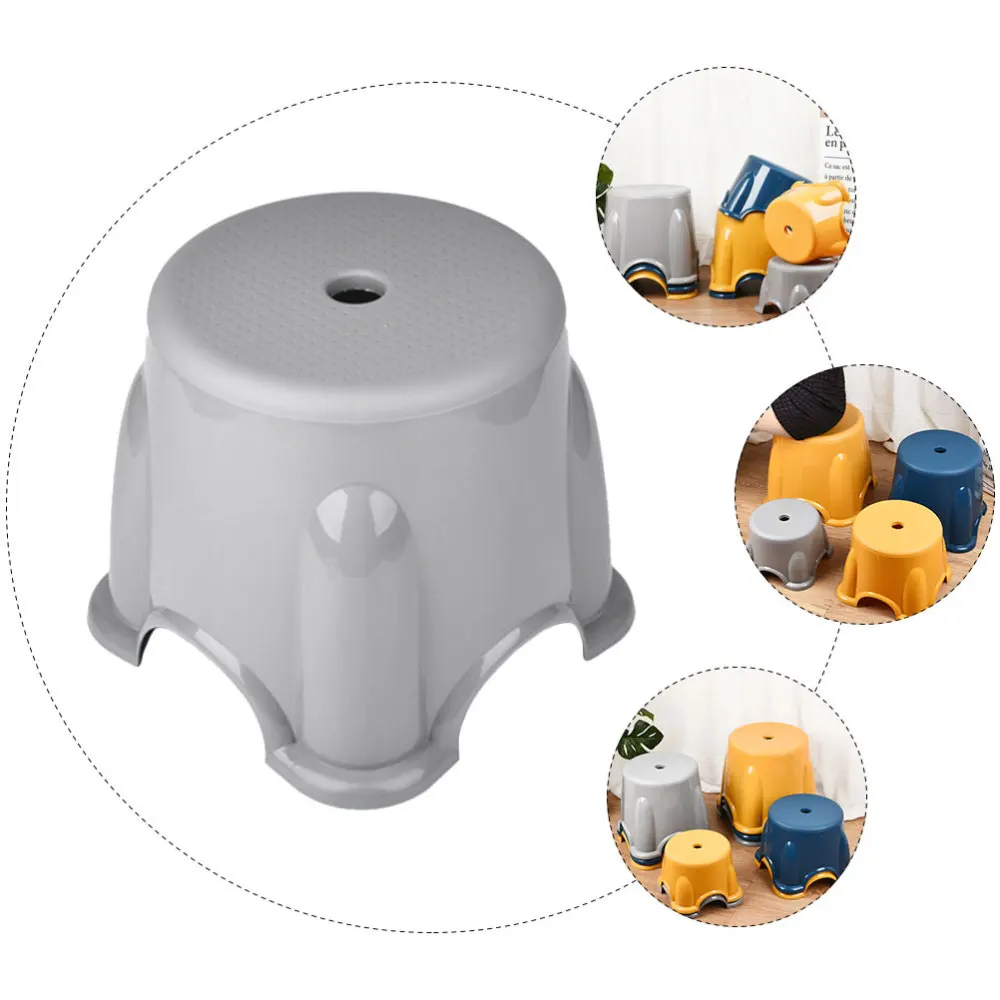

PP Non-skid Stool Home Nordic Style Simple Foot Stool Seat for Baby Kids