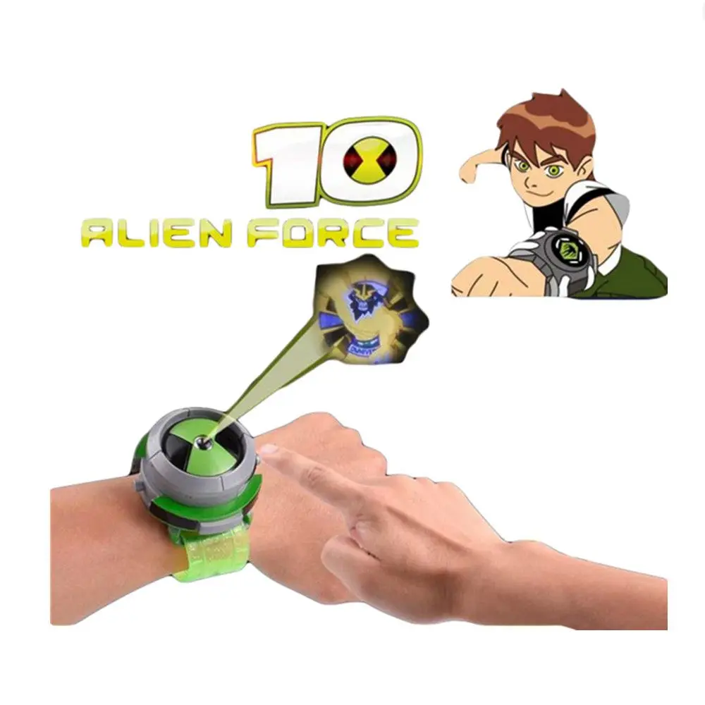 1 шт. для мальчиков Возраст от 10 Часы Омнитрикс Alien Force зеленый Мощность четыре