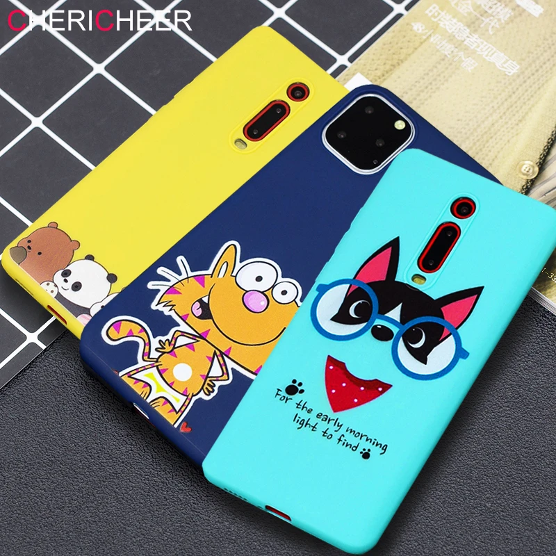 Мягкий чехол из ТПУ с мультяшными животными для Xiaomi Redmi 4A 5A 6A 7A 8A 4X 5 Plus 6 Pro 7 8 9 Note 4 T 9S