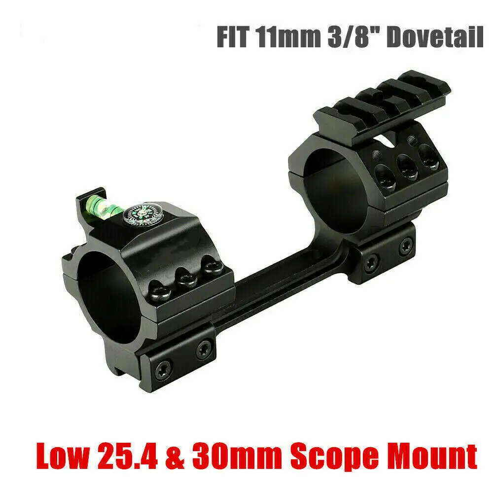 

3/8" Tactical 30mm/1" Dual Rings Rifle Scope Mount Fit Dovetail Ring For 11mm Picatinny Weaver Rail Hunting Accessories
