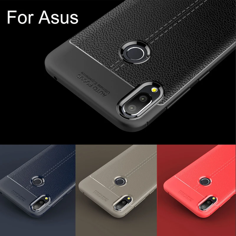 Роскошный мягкий ударопрочный кожаный чехол для задней панели Zenfone Max(M1)ZB555KL 5z ZS620KL