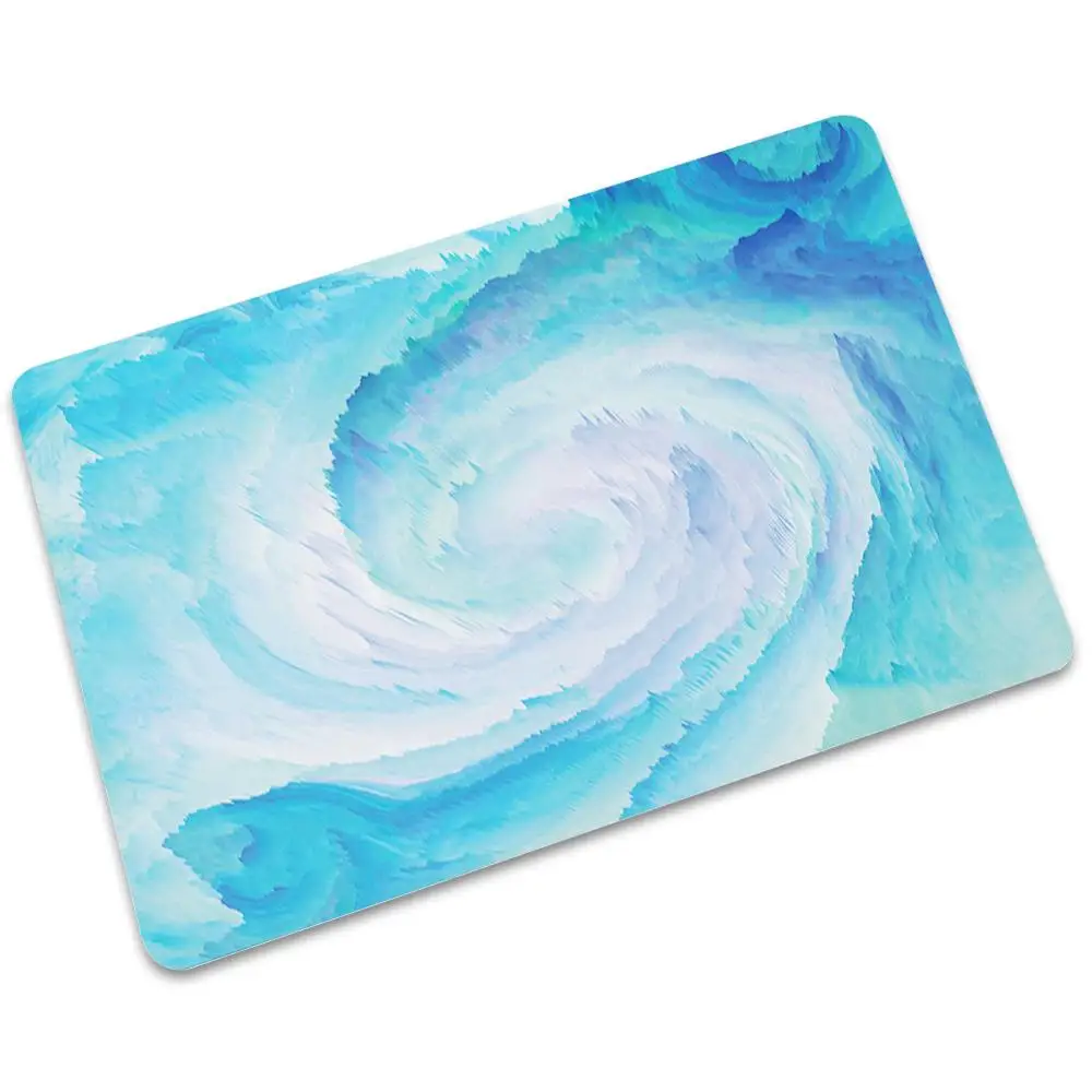 Тонкий резиновый ковер для кухни спальни гостиной прихожей напольный коврик