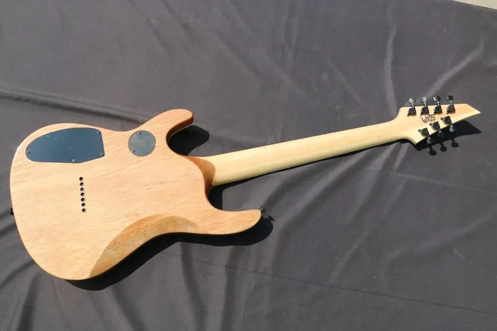 Транс красный арочный корпус Топ 7 струн электрогитара ra целлюлоидная обвязка