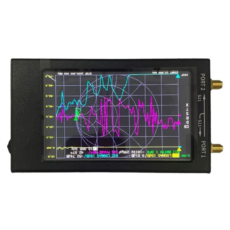 NanoVNA-F VHF UHF Vector Net-work антенна анализатор с 4 3-дюймовым IPS ЖК-дисплеем 1 5 ГГц |