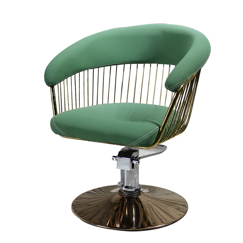 

Elegant Barbershop Hairdressing Chair Hair Salon Special ins Hair-cutting Chair Simple Japanese Lifting Chair Retro