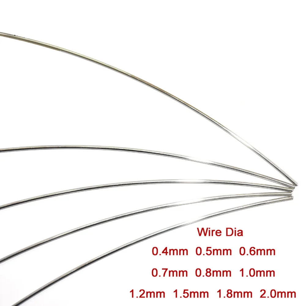 

A2 stainless steel wire diameter 0.4 0.5 0.6 0.7 0.8 1.0.5.1.8 2.0mm diy accessories selected length 1 meter 5 meters