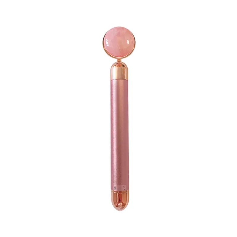 24K Jade beauty stick V лицо артефакт подтяжка лица палка для массажа роликовый лицевой спа