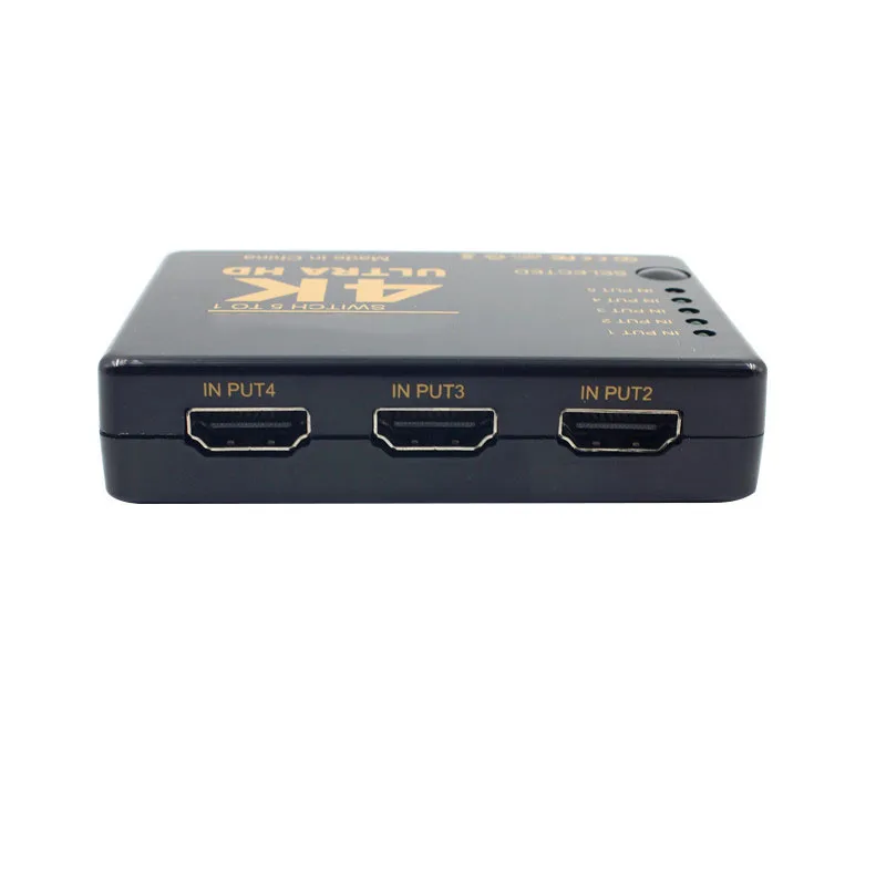 Mini 3D 1080p 5 портов 4K HDMI-совместимый Переключатель Селектор сплиттер концентратор +