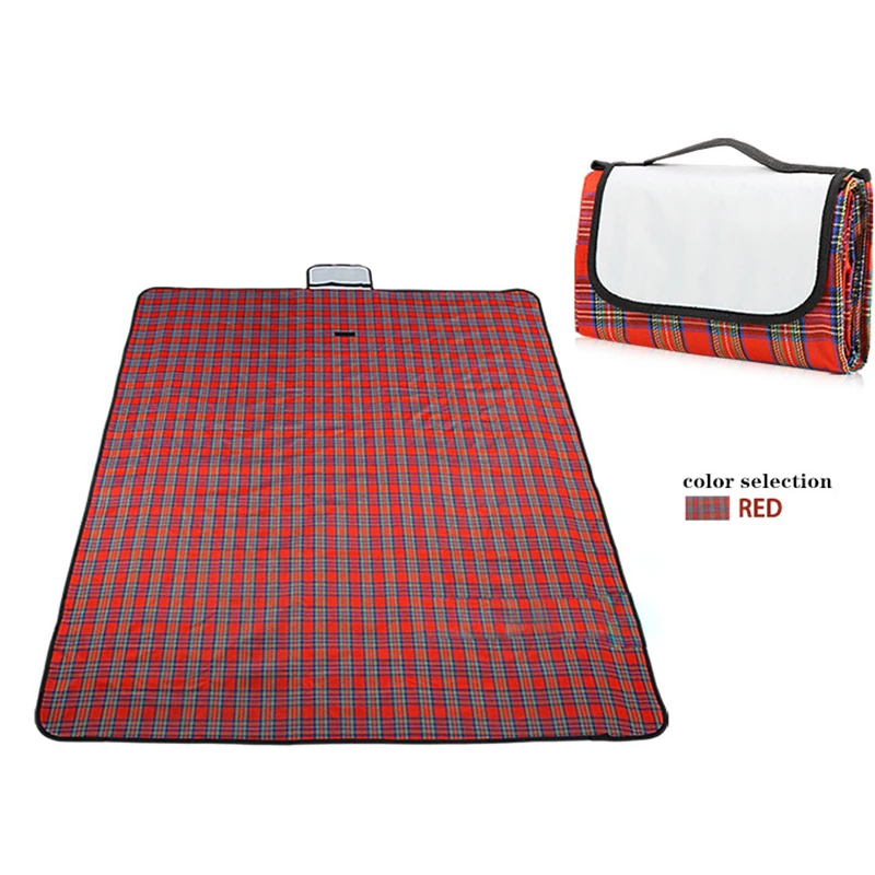 Уличный коврик для пикника легкий портативный дорожный плед утолщенный