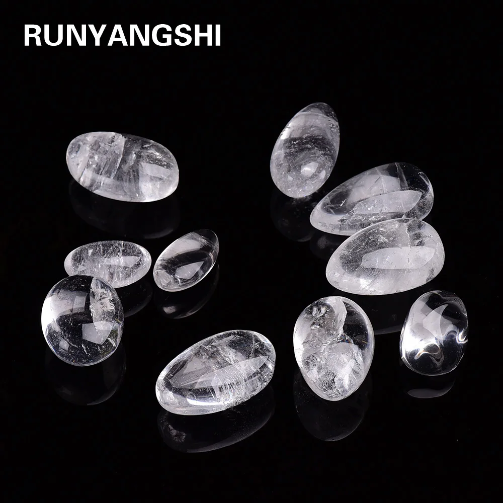 Прямая поставка натуральный камень прозрачный кварц большой белый цвет