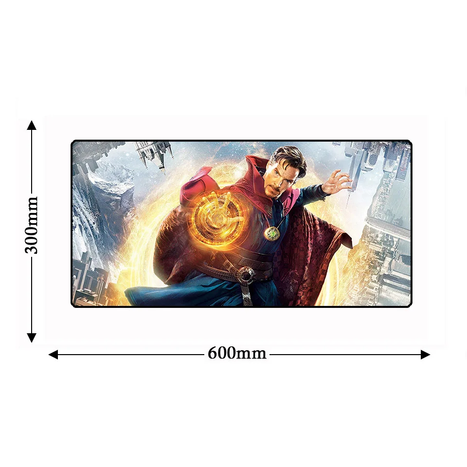 Большой нескользящий коврик для мыши Infinity War Marvell Avengerse компьютерных игр прочный