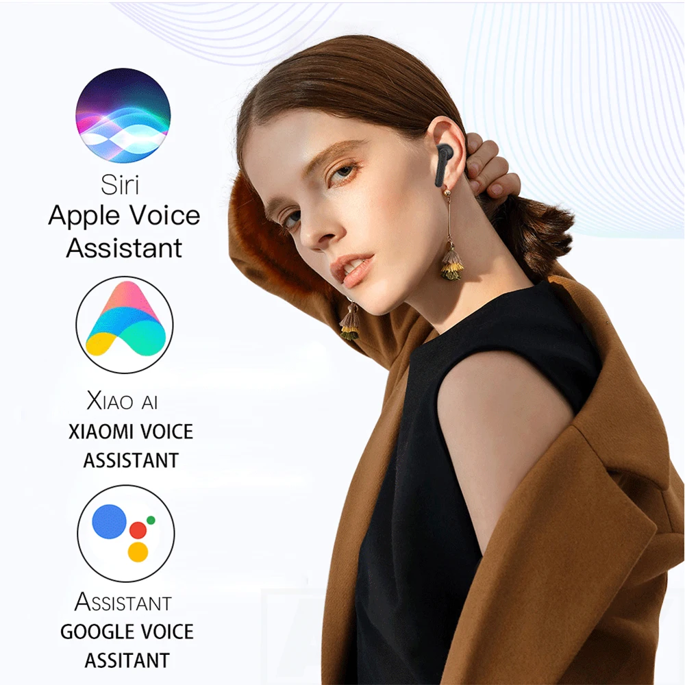 Наушники вкладыши с шумоподавлением X12 TWS Bluetooth Hi Fi 8D Черные Спортивные