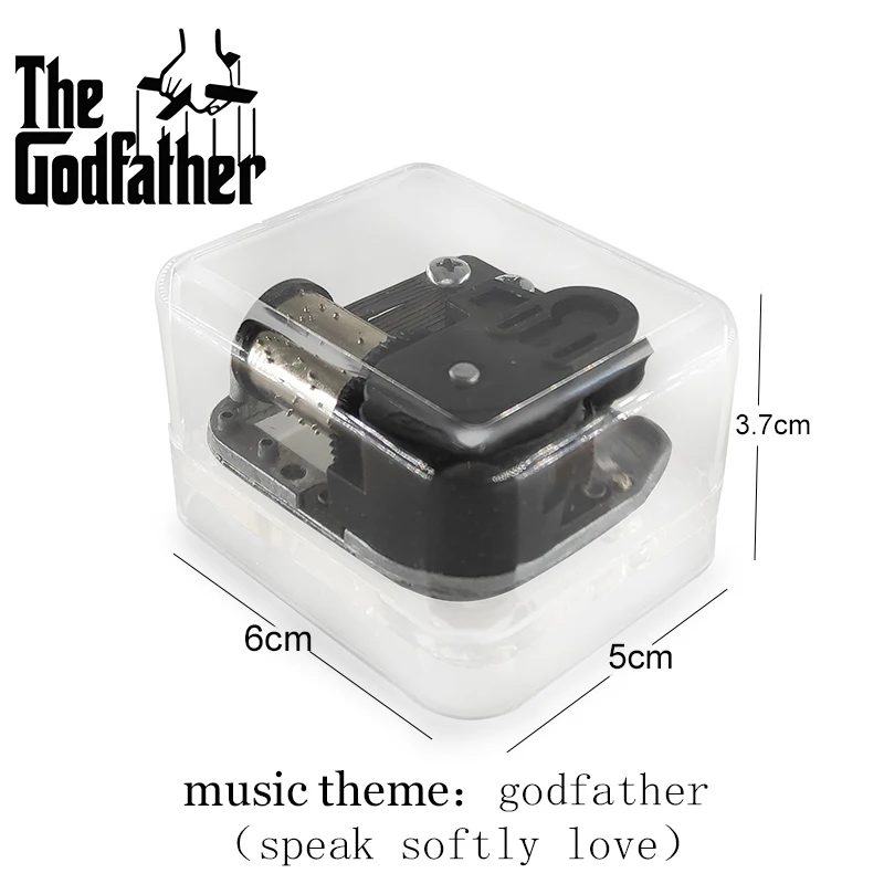 Акриловая Музыкальная шкатулка Windup механическое популярное аниме один раз из