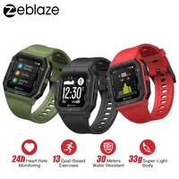 zeblaze ares heart rate tracking smartwatch multi watch face 3 atm 15 days battery life waterproof smart watch for ios android