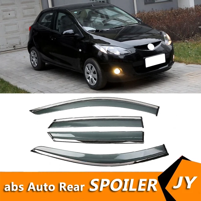 

For Mazda2 2007-2011 Window Visor Vent Shades Sun Rain Deflector Guard For Mazda2 Auto Accessories 4PCS/SET