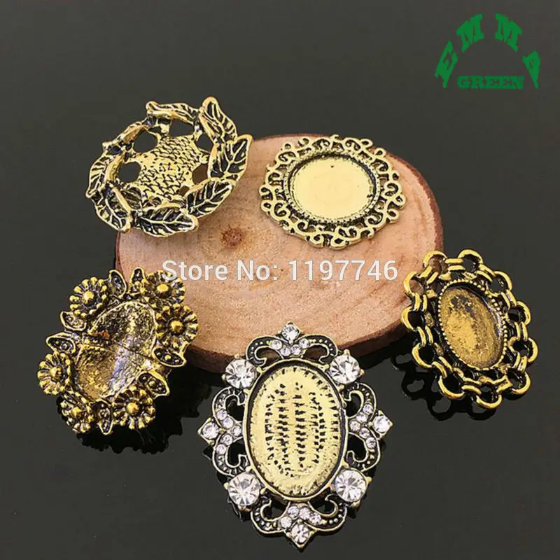 Филигранные шармы для изготовления ювелирных изделий 10 шт. х14 мм | Украшения и