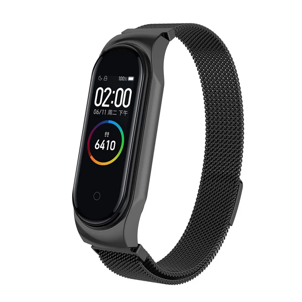 Ремешок Beautyss MBeautyss для Mi Band 4 сменный браслет с магнитной петлей Миланская петля