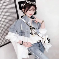 cheap wholesale 2019 new autumn winter hot selling womens fashion netred casual ladies work wear nice jacket bp627