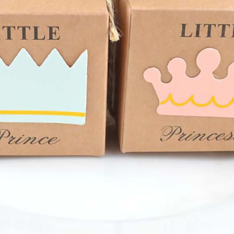 10 шт. коробка для конфет из крафт-бумаги мальчиков или девочек вечерние коробки