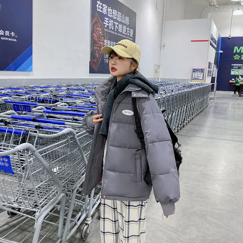 Clothing for Winter Jacket Coat Women Short Female Student Cotton 2021 The New Little Guy