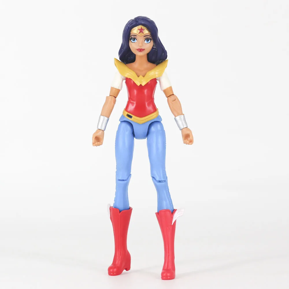 Оригинальная фигурка DC Wonder Woman Супергерои Бэтмен супер девушка модель BJD куклы игрушки для детей Justice League - Цвет: Wonder woman
