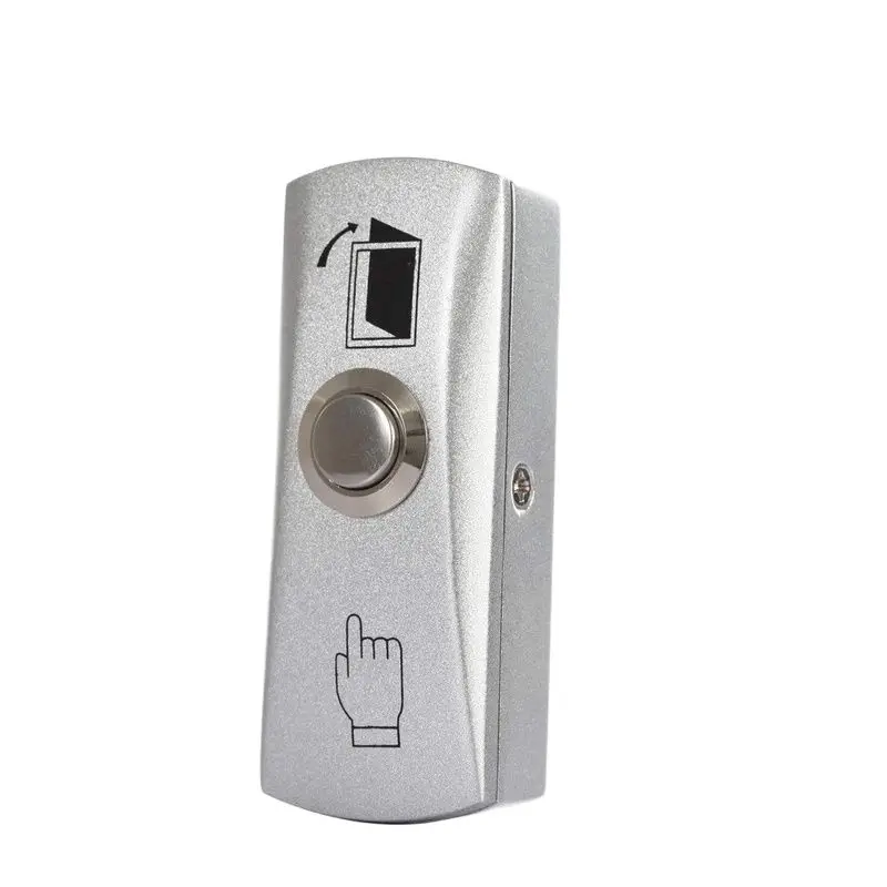 kinjoin zinc alloy gate door exit button exit switch for door access control system door push exit door release button switch free global shipping